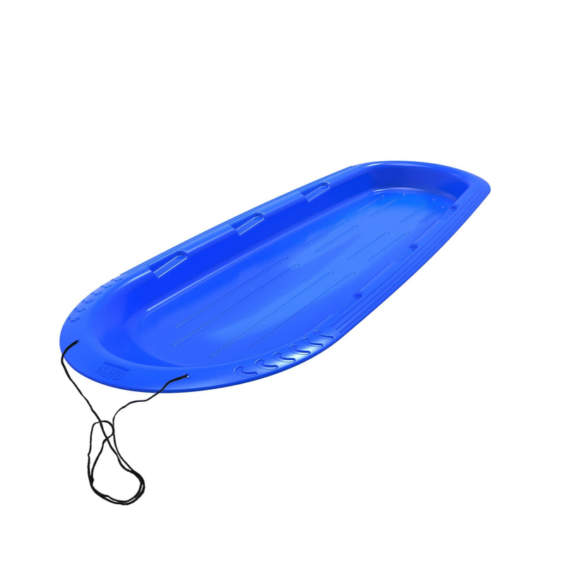 Manitou Kids' Large 3-Person Lightweight Plastic Winter Snow Sled/Toboggan I9908