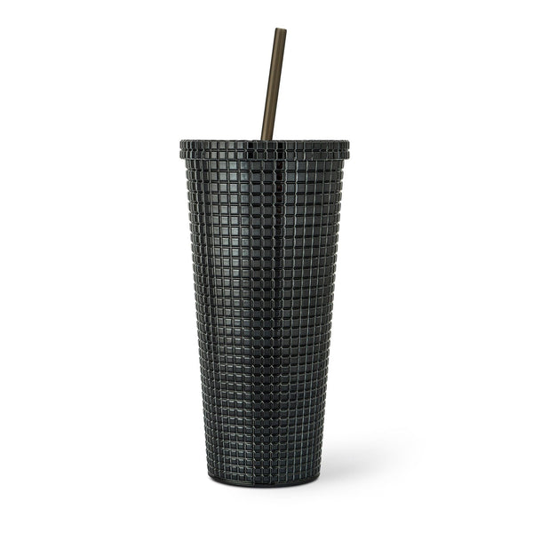 710-mL BPA-Free Iridescent Studded Textured Tumbler O7831