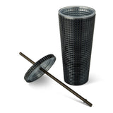 710-mL BPA-Free Iridescent Studded Textured Tumbler