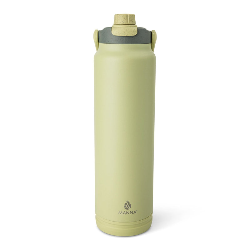 Avalon Eco Stainless Steel Insulated Bottle, 40-oz, Moss, with Handle Q6075