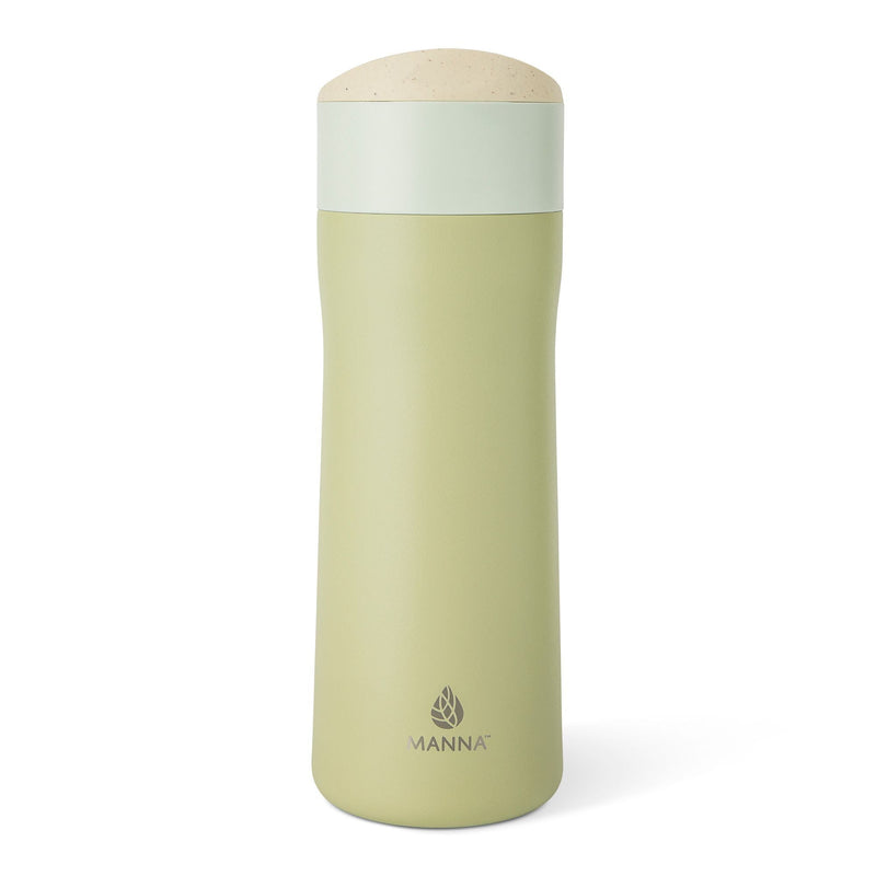 Brew Eco Stainless Steel Insulated Flow-Switch Brew Mug, 16-oz, Moss, with Sipping Spout W3835