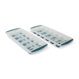 Easy Release Pop-Out Rectangular Ice Cube Trays, Blue, 2-pk, Dishwasher Safe