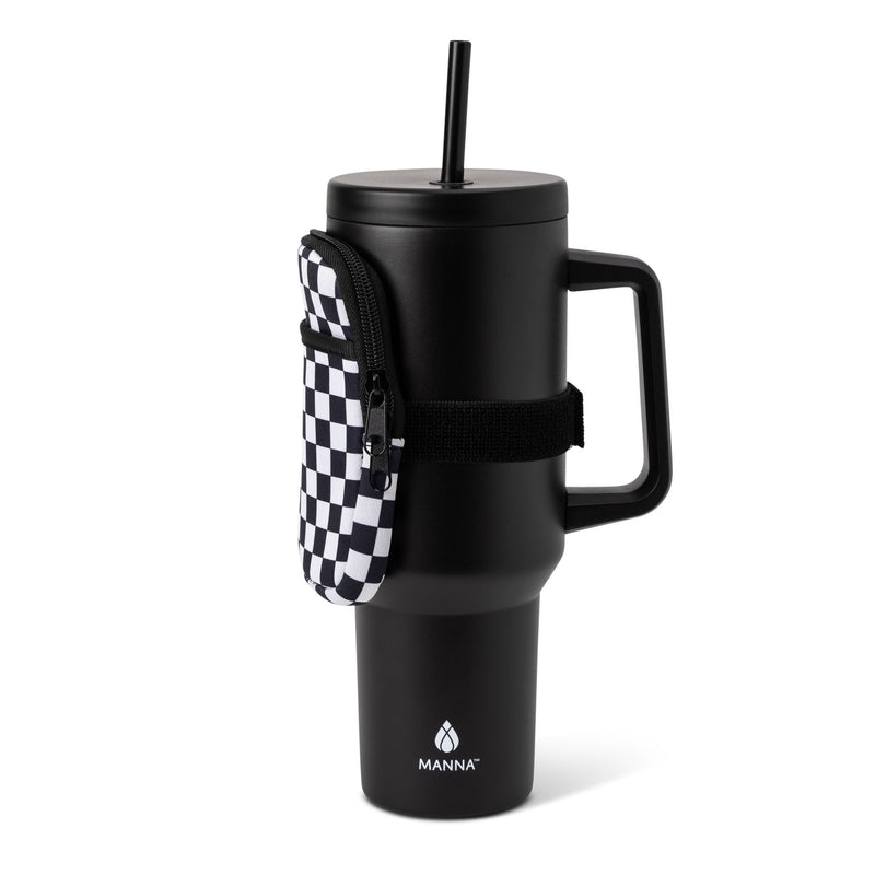 Swivel Stainless Steel Tumbler with Bag, 40-oz A5646