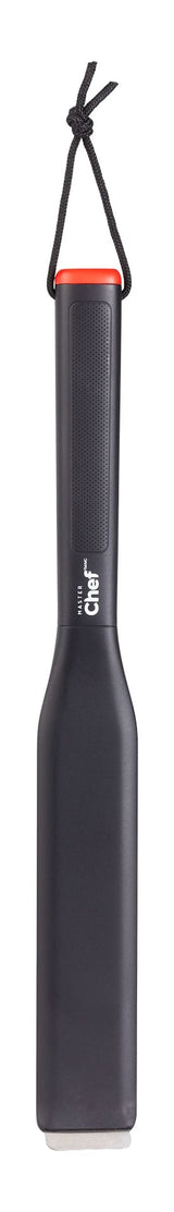 Pizza Stone Cleaning Brush & Scraping Tool with Ergonomic Grip, Black