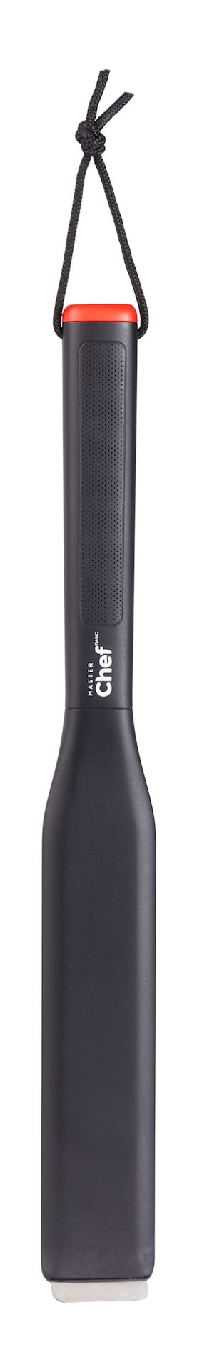 Pizza Stone Cleaning Brush & Scraping Tool with Ergonomic Grip, Black