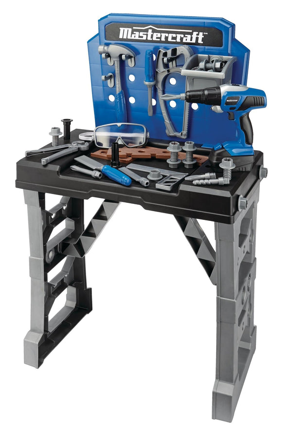 Deluxe Toy Tool & Work Bench withBattery Operated Drill For Kids, Ages 3+ D550