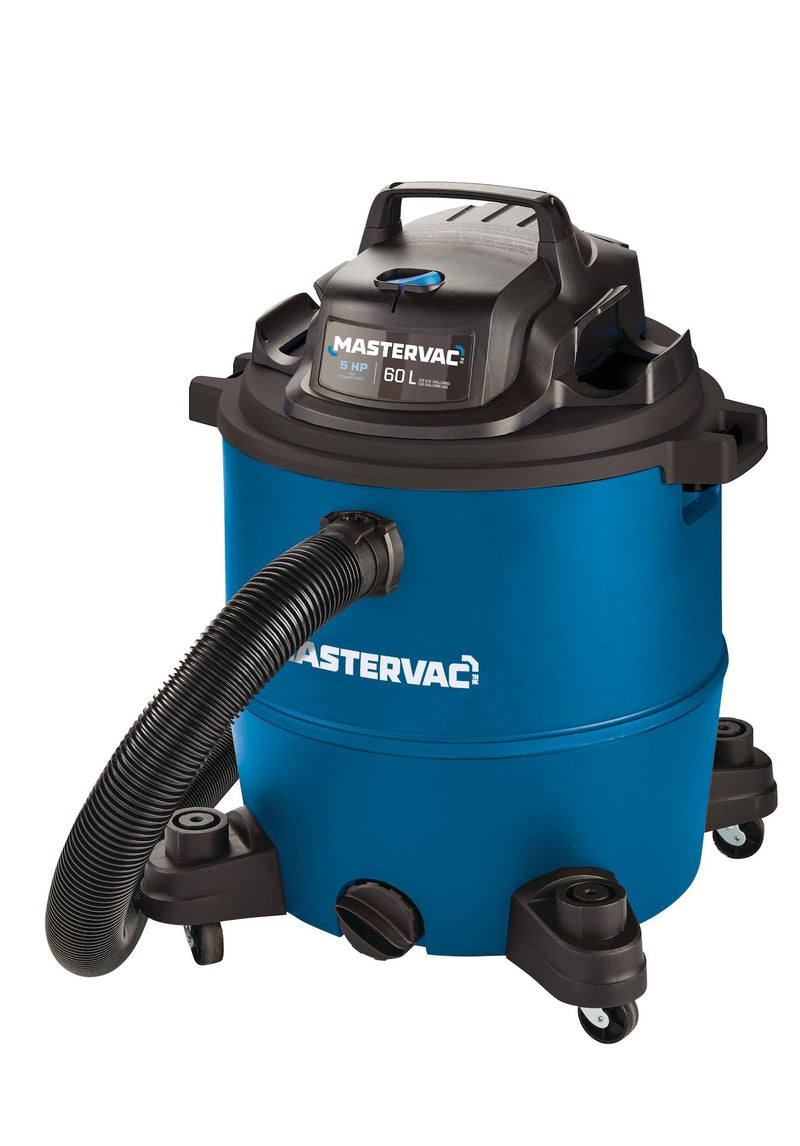 Mastervac VOC1610PF 5.0 Peak HP Wet/Dry Shop Vacuum, 60-L S4340