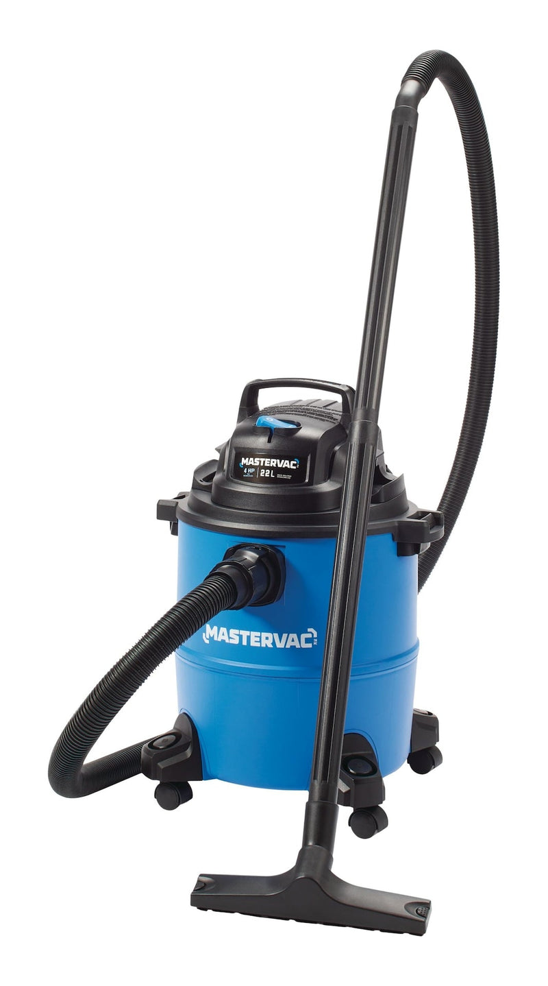 Mastervac VOC608PF 4.0 Peak HP Wet/Dry Shop Vacuum with Hose & Accessories, 22-L C2731