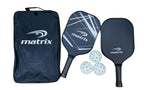 Recreational Official Size Pickleball Paddle/Racket & Ball Set, 5-pc