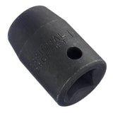 1/2-in Drive Impact Sockets, Assorted Sizes, SAE/Metric, CRMO