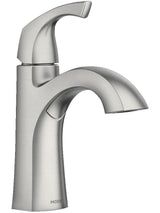 Lindor Single Handle Bathroom Faucet, Spot-resistant Brushed Nickel