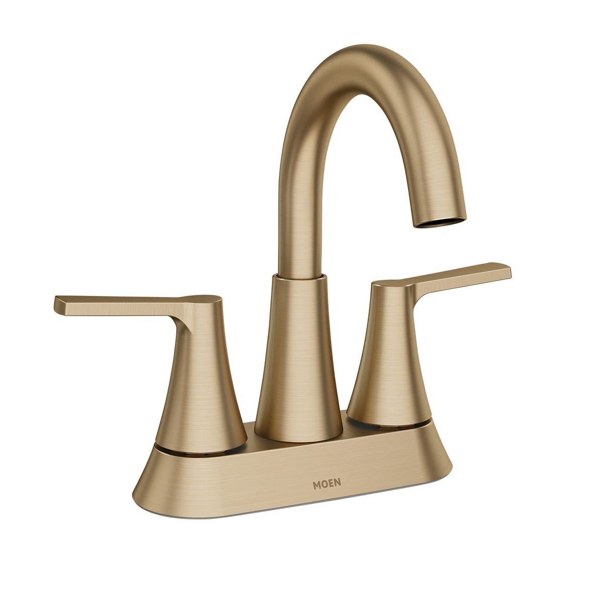Mikah Double Handle Bathroom Faucet, Bronzed Gold