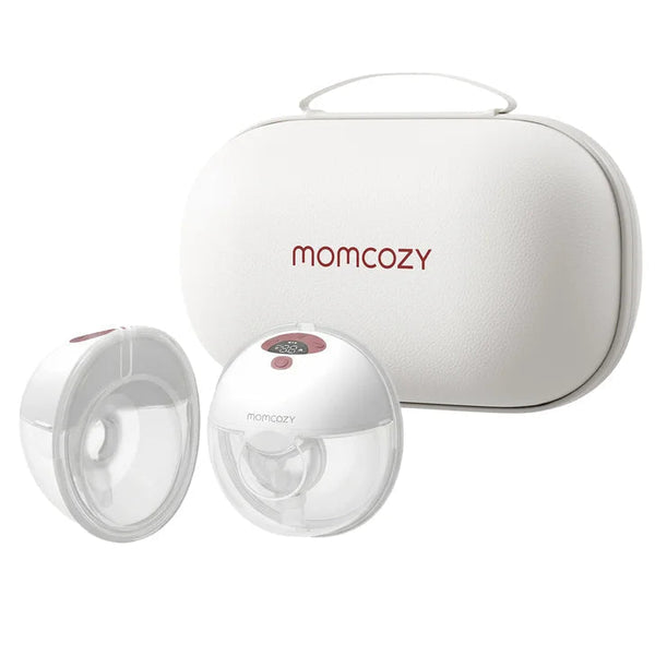 Momcozy Smart Breast Pump + Milk Storage Bags + Breast Pump Wipes A383