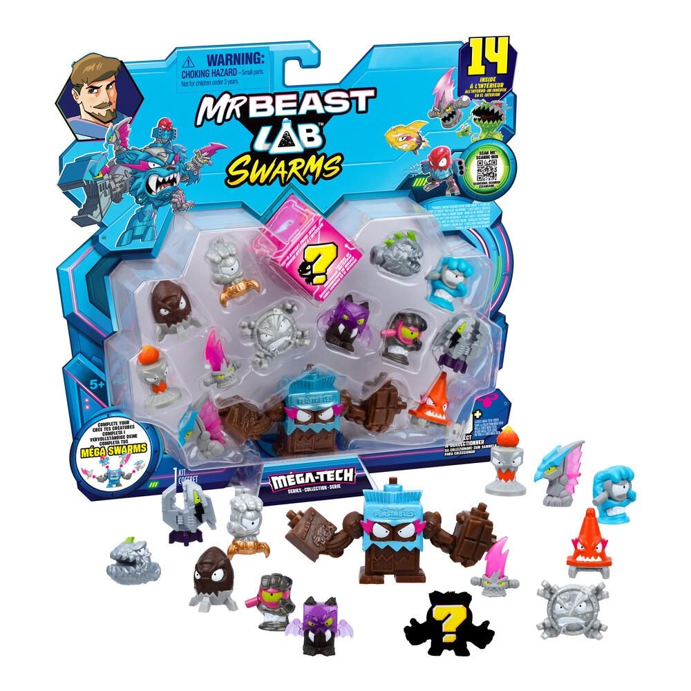 Swarms Hyper Fusion Series Mega Lab Pack, 14-pc, Assorted Figures