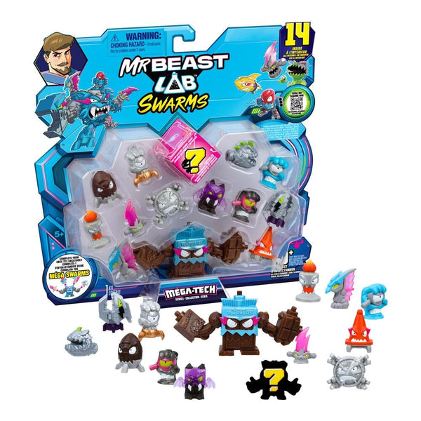 Swarms Hyper Fusion Series Mega Lab Pack, 14-pc, Assorted Figures M8109