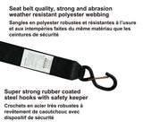 1,000-lb Marine Gunwale Strap, Fully Adjustable, 2-in x 16-ft