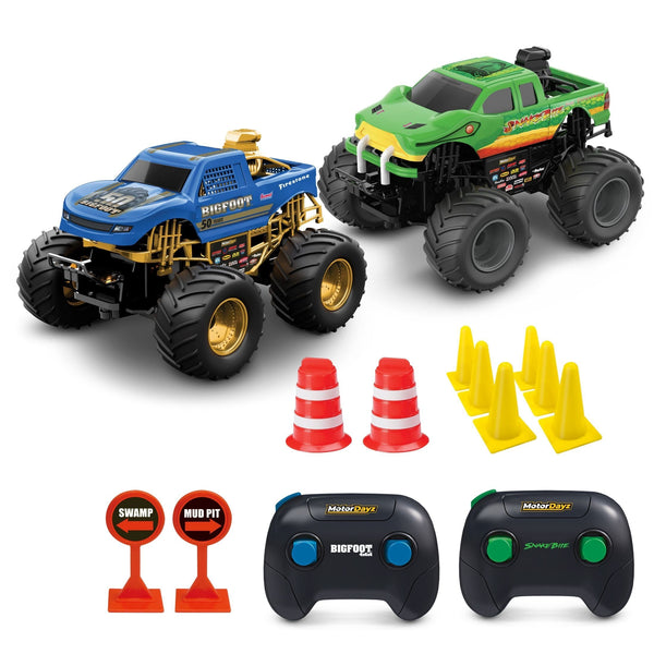 MotorDayz RC Monster Truck Twinpack - 1:24 Scale U4069
