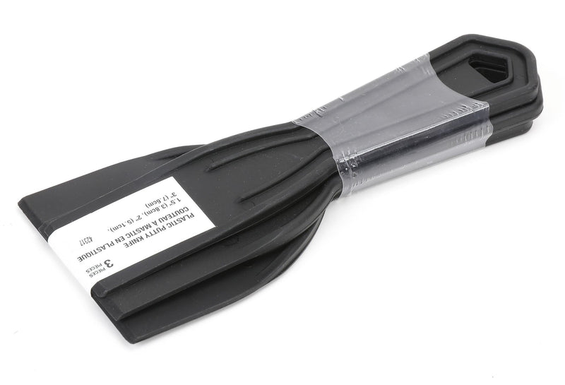 Multi-Purpose Plastic Spackling/Putty Knife, Wall and Paint Scraper Set, 3-pc T7894