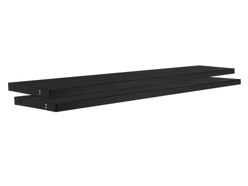 Bold 3.0 Display Wall Shelf Set, 72-in, Black, 2-pk A7574