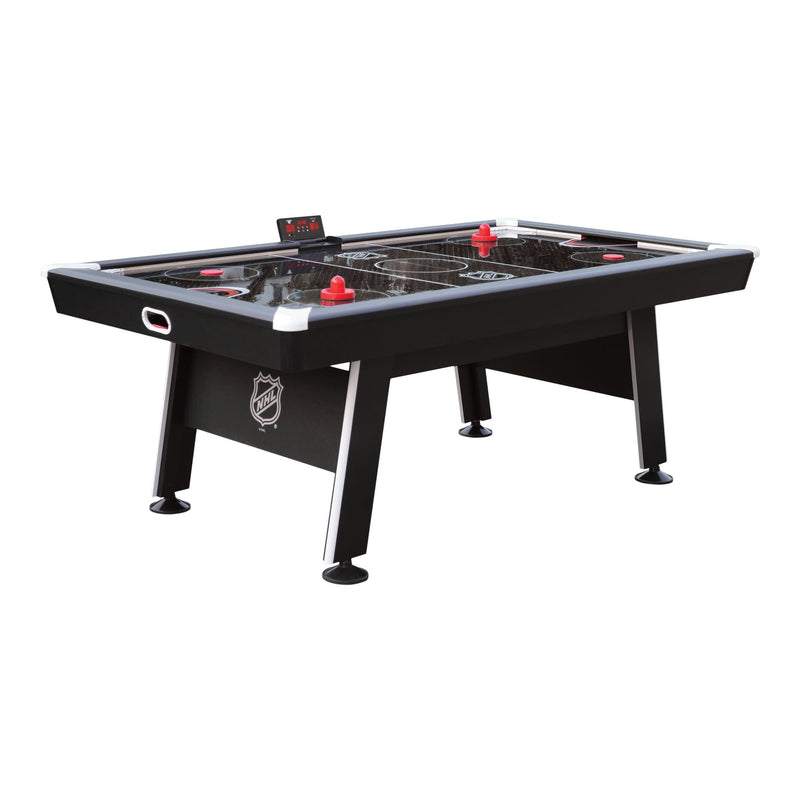 Attacker Hover Air Hockey Game Table with Electronic Scoreboard, Pucks & Pushers, 84-in K7556