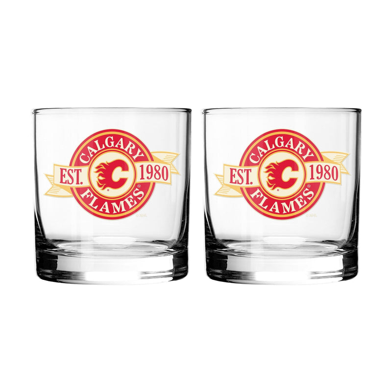 Hockey Rocks Glass, 2-pk P3977