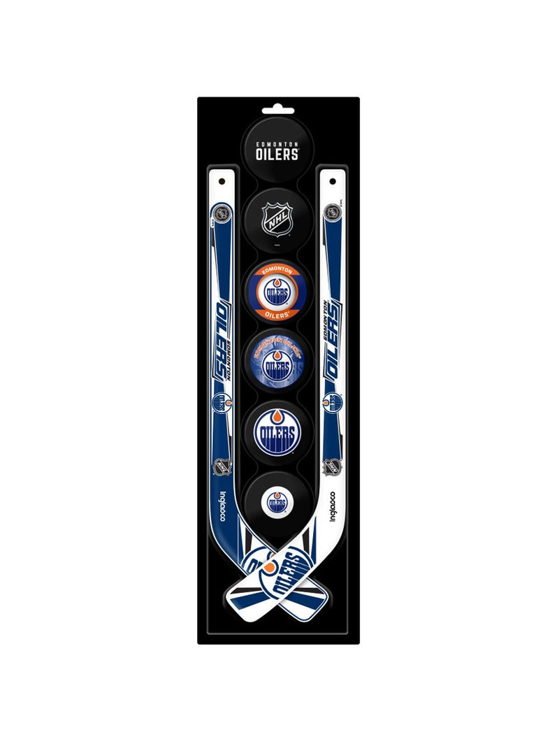 Mini Hockey Pucks & Sticks Set, 8-pc C1352