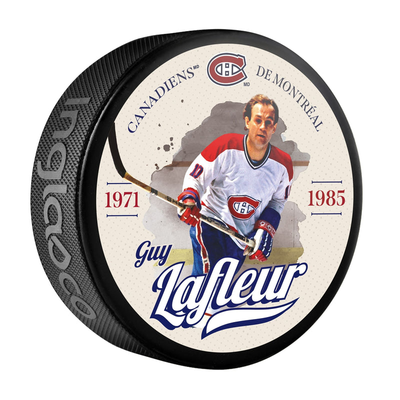 Guy Lafleur Hockey Puck, 6-oz J5807
