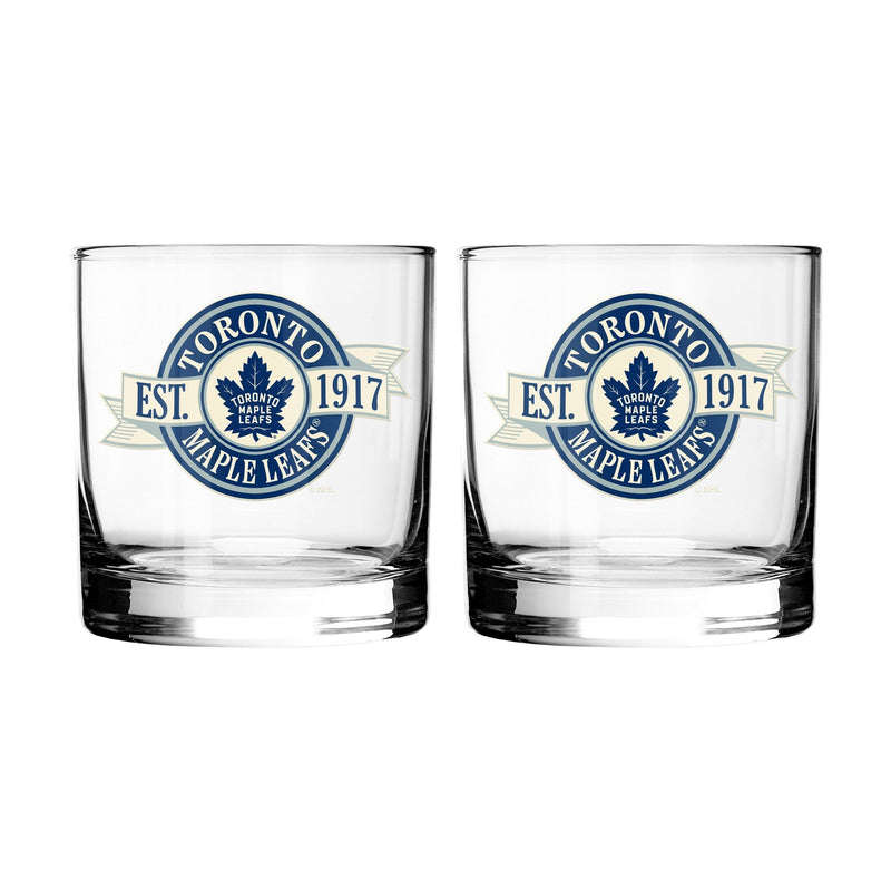 Hockey Rocks Glass, 2-pk W2227