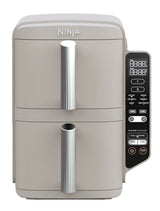 Dual Stacked Space-Saving Air Fryer, Sandstone