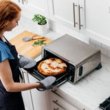 10-in-1 Dual Heat Countertop Electric Air Fry Oven with XL Capacity