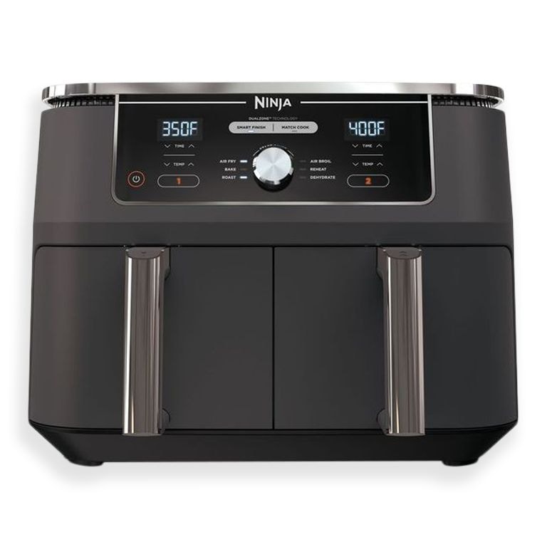 6-in-1 XL Air Fryer with 2 Baskets, 10-qt