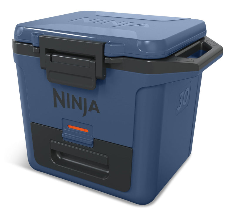 30-Quart Portable Hard Cooler with Drawer, 28-L, Blue Z2872