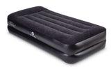 Twin Double-High Inflatable Air Mattress with Built-In Pump & Pillow