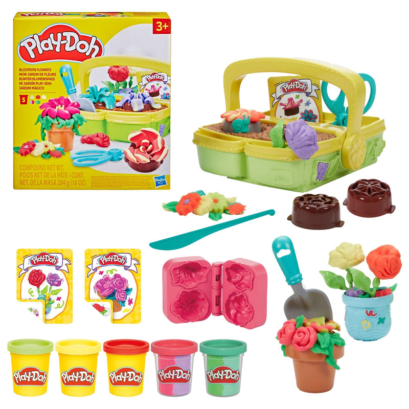 Toy Flower Garden Playset for Sensory Play W2843