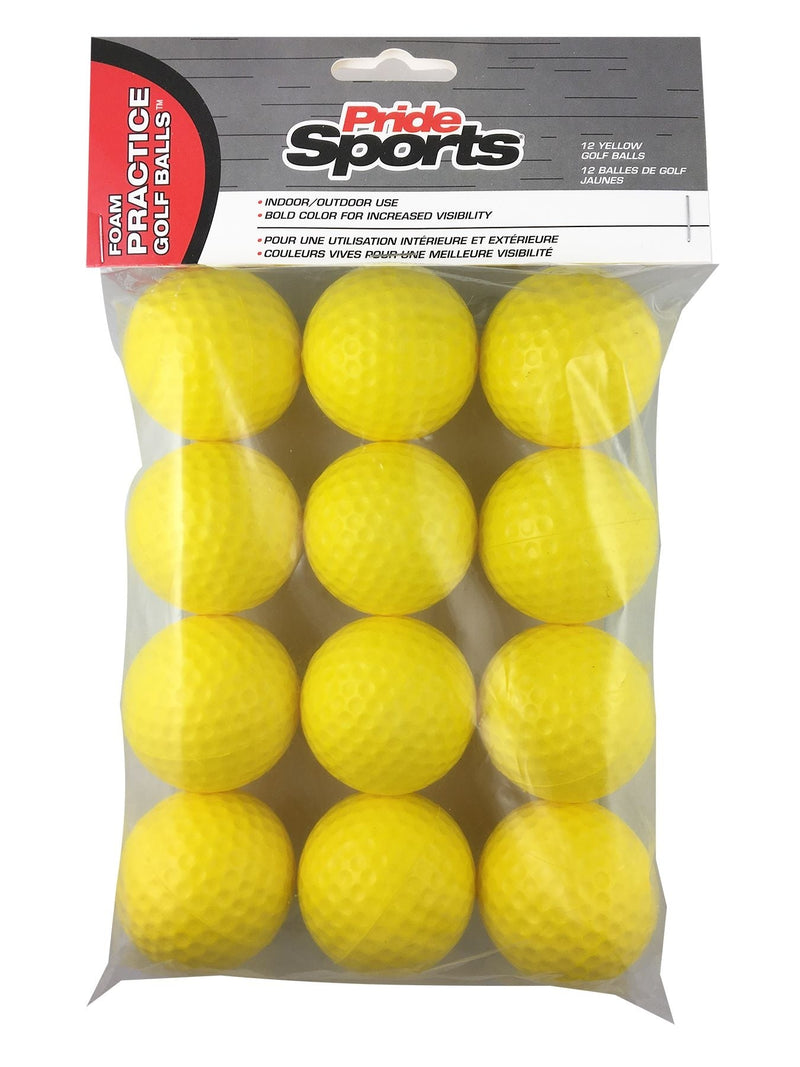 Foam Practice Golf Balls, 12-pk, Yellow P6647