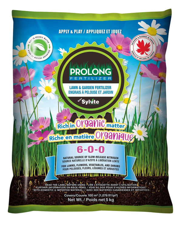 Slow Release Nitrogen Lawn & Garden Organic Fertilizer, 6-0-0, 5kg U1275