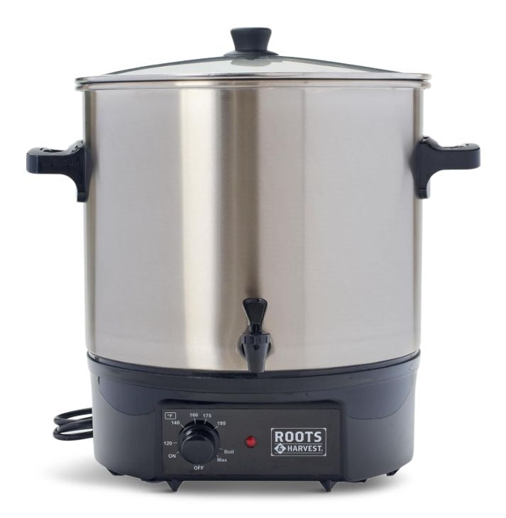 Electric Bath Canner with Glass Lid & Stainless Steel Canning Rack C9345