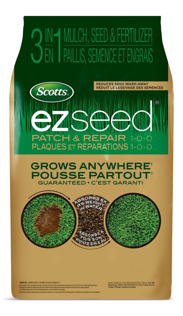 EZ Seed 3-in-1 Patch & Repair Grass Seed & Fertilizer Mix, 1-0-0, 4.5-kg I913