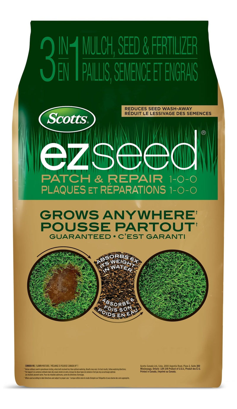 EZ Seed 3-in-1 Patch & Repair Grass Seed & Fertilizer Mix, 1-0-0, 4.5-kg I913