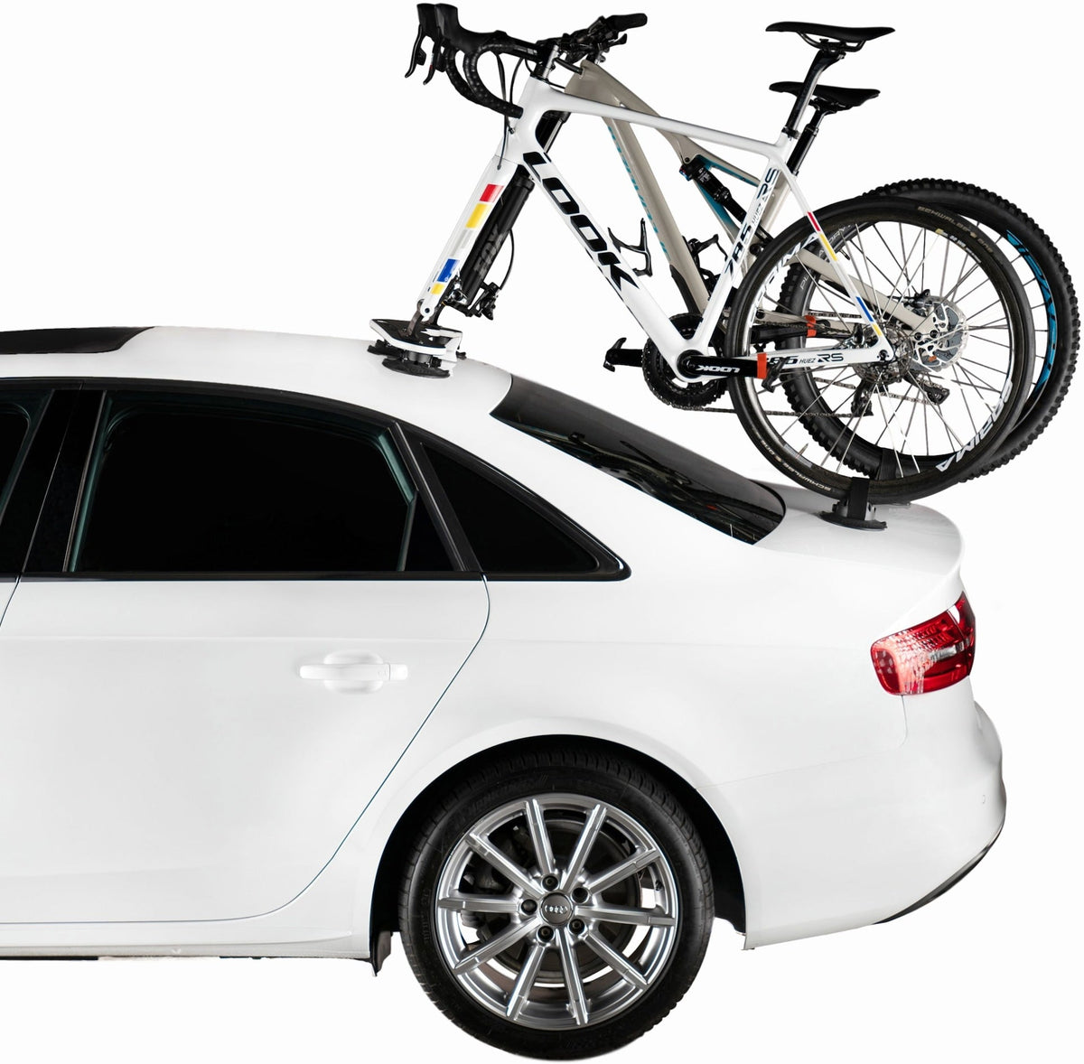 Mini Bomber 2-Bike Roof Top, Trunk & Hatchback Bike Rack, Black