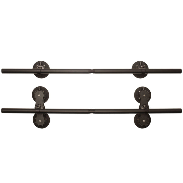 Monkey Bars Aluminum Roof Cross-Bar System, Powder Coated Black, 60-in N1198