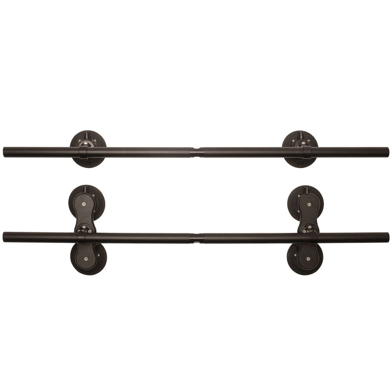 Monkey Bars Aluminum Roof Cross-Bar System, Powder Coated Black, 60-in N1198