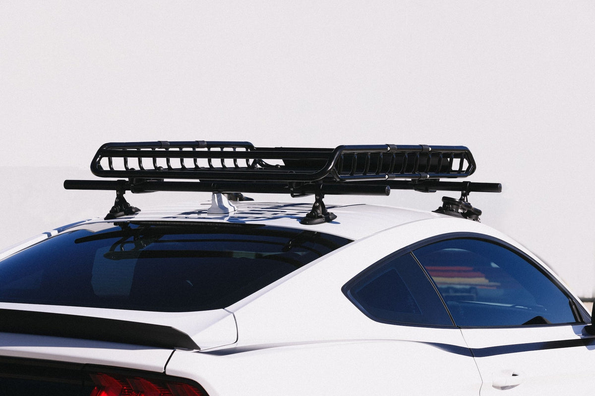 Monkey Bars Aluminum Roof Cross-Bar System, Powder Coated Black, 60-in