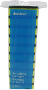 Heavy-Duty Scrub Sponge & Pad, 10-pk