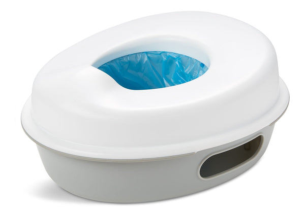 Go Time 3-in-1 Potty Training Toilet, White, Ages 18m+ D6216