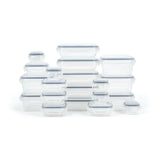 Plastic Food Storage Container Set with Airtight Seal, 20 Count