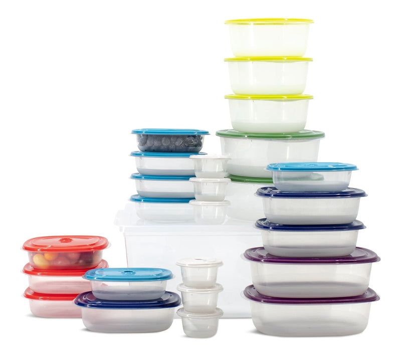 Polypropylene Food Storage Container Set with Lids, 26 Count H1909