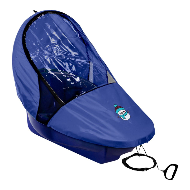 Snocruzer Covered Baby Sled/Toboggan for Ages 12-36 Months, Blue E9321