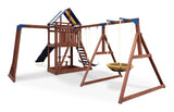 Grand Mesa Outdoor Wooden Play Centre, with Swings, Slide, Sandbox and More, Ages 5+