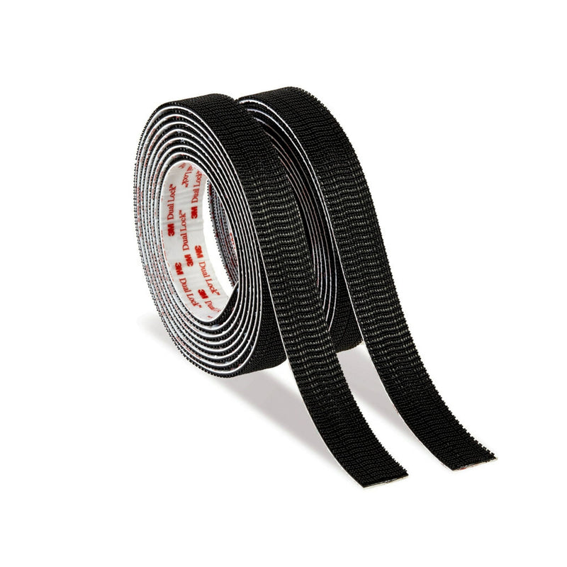 Extreme Fastener Mounting Rolls RF6741, 1-in x 48-in, Black, 2 Rolls G7890
